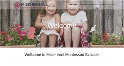 Desktop Screenshot of mildenhallmontessori.com